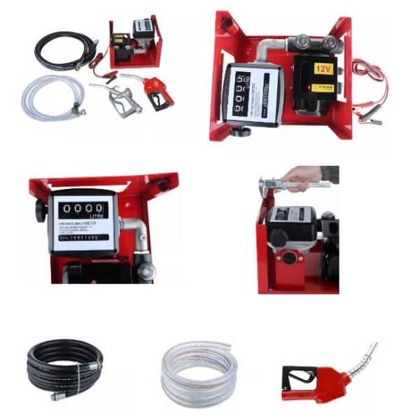 550w Low Pressure 12 Volt Diesel Fuel Pump 2800r/Min Portable Dispenser