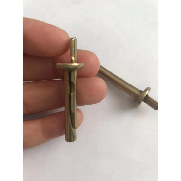 Yellow Zinc Plated Ceiling Anchor Bolt Carbon Steel Grade 4.8 6x40mm 6x60mm