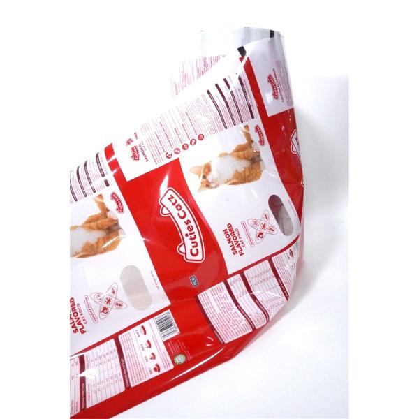 Ruloir en feuille de plastique en plastique PET/VMPET/PE Film pour animaux de compagnie