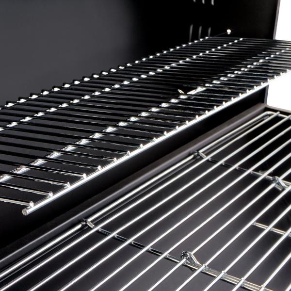 Fumeur de charbon de bois pour barbecue extérieure personnalisé à double couche