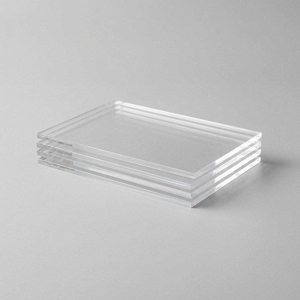2.8mm Virgin PMMA Clear Acrylic Sheet A3 CNC Laser Cut Engraving Custom Advertising Craft