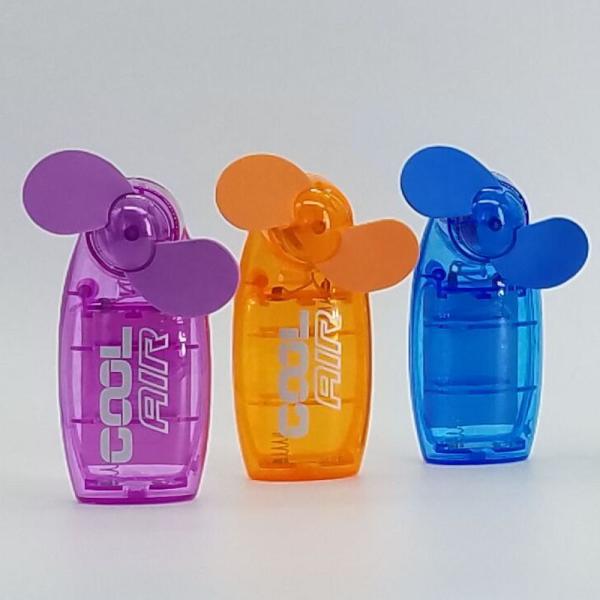 Transparent Mini fan Cabinet Convenient Outdoor Fan Advertising Fan Logo Customized