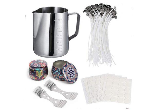 Tin Glass Jar Handmade Soy Making Candle Kits For Home Decor Gift