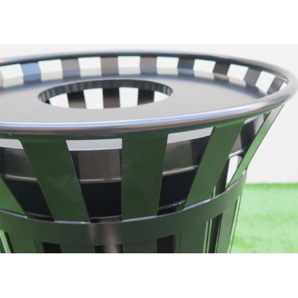 143L Metal Outdoor Trash Can