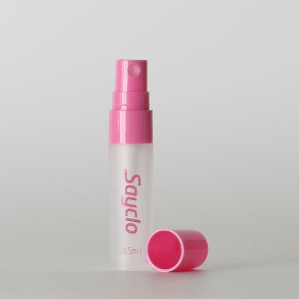 4.5ml Mini Cosmetic Spray Bottle Plastic Material Transparent With Fine Mist