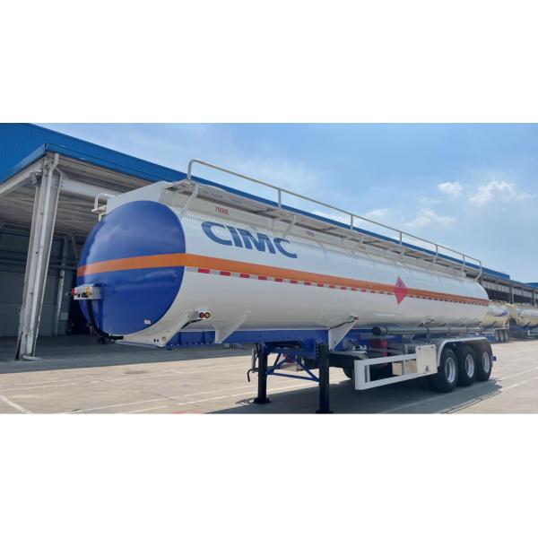 CIMC 3 Axles 8000L/5500L/7000L/7500L Gasoline and Diesel 4 compartments design 28 KL Steel Fuel hydraulic Tank Trailer