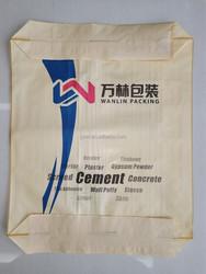 Self Closing Building Material Packaging PP Cement Bag With Valve Packing