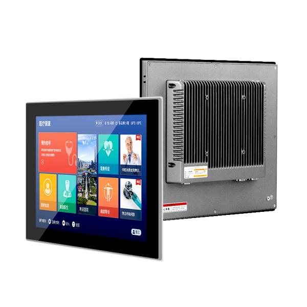 Panel de computadora con pantalla táctil capacitiva Monitor de control industrial Ip65 Pc integrado Android Tableta robusta industrial