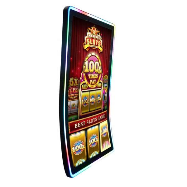 43'' J type 3840X2160 UHD 4K  Projected Capacitive curved touch sreen gaming screen