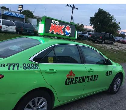 Outdoor Taxi Car Led Display Screen P2.5mm 1R1G1B Pixel Constitution