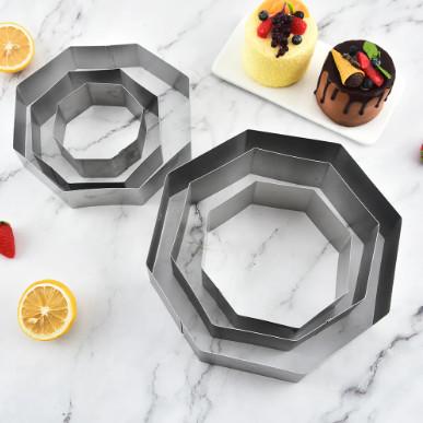 OEM Mousse Cake Ring Equipamento de padaria comercial Mousse Ring redondo