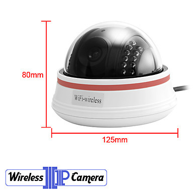 Wireless IP Camera with Night Vision and Motion Detection Alarm,IP Dome Camera