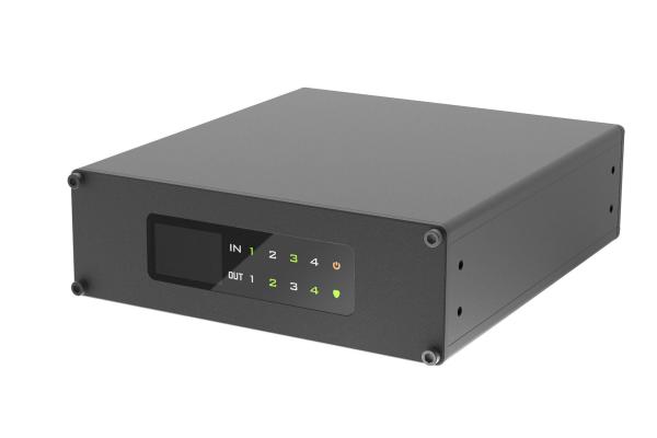 PoE And DC12V Dante 4 Channel Dual Power Supply DSP Network Audio Processing