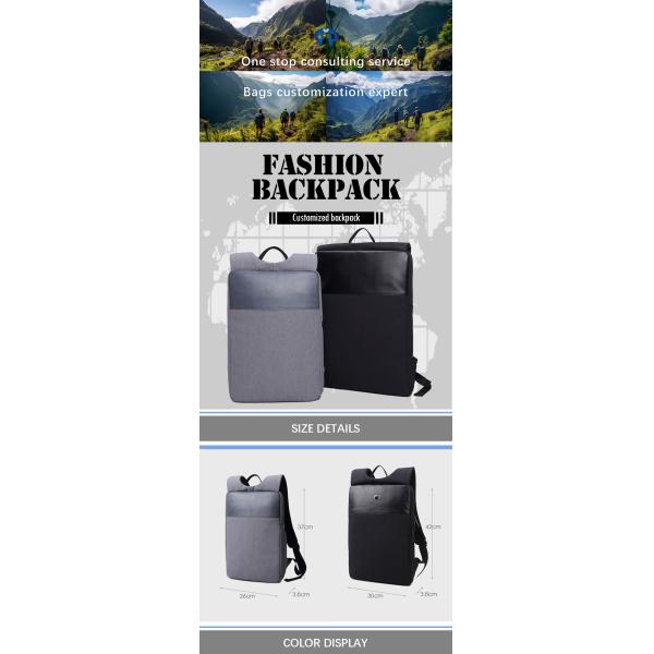 Men's Lightweight Ultra Thin Laptop Backpack 4/15 Inch Business Waterproof