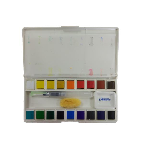 12 / 18/24пкс/картина искусства пластиковой коробки твердая красят набор краски акварели детей