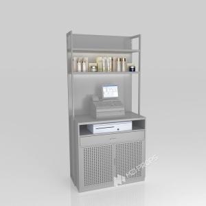 GDR09-YB05 Retail Display Counter with LED Light Strips and Aluminum Price Tag