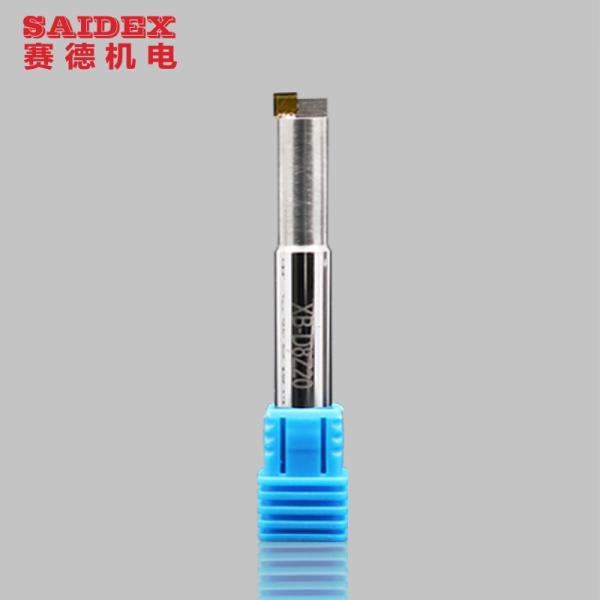 Fraise en bout PCD métallique portable électrique avec revêtement pour polissage acrylique usinage CN