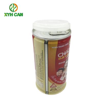 écologique recyclable rond de boîte en fer blanc de la nourriture 300ml pour l'emballage de gruau de fèves de mung
