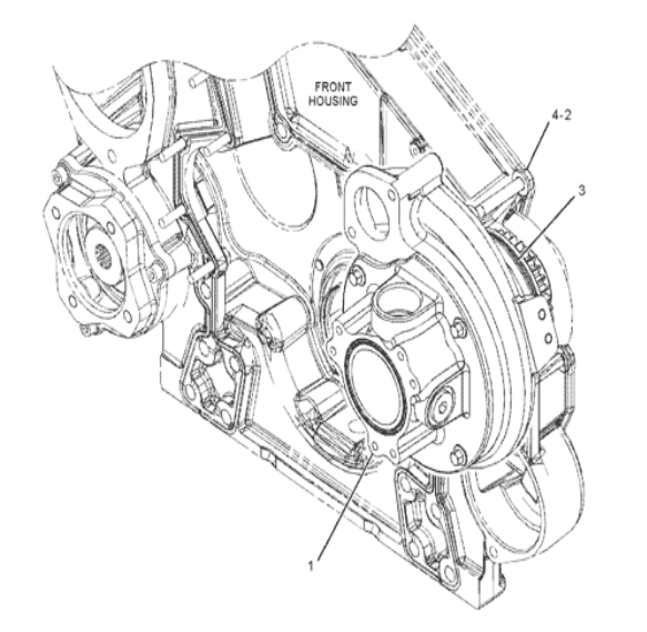 352-0206 3520206 Bomba de água para escavadeiras Motor Parte 345C 345C L 345C MH 345D 345D L