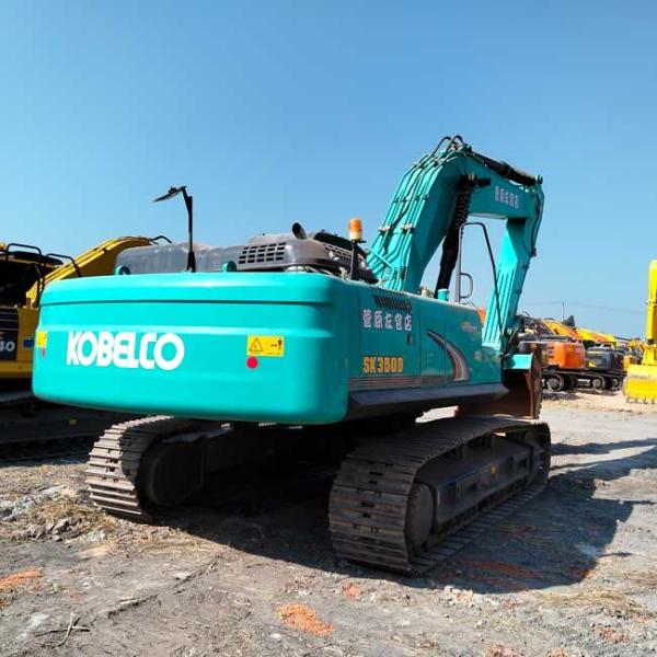 Kobelco 35 Tons 1.3-1.6m3 Bucket Capacity Used SK350D Crawler Excavator