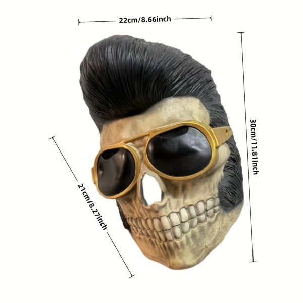 Customizable Latex Ghost Mask for Halloween and Themed Parties with One Size Fit Most Design