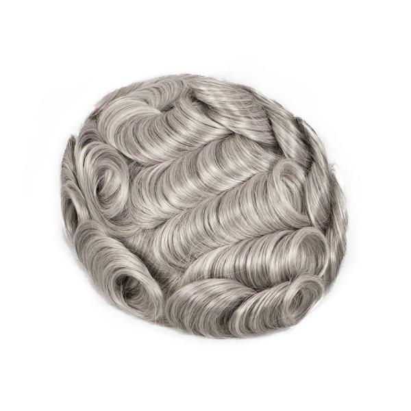 Left Design Super Thin Skin Human Mirage Male Pubic Hair Patch Hairpieces for Men