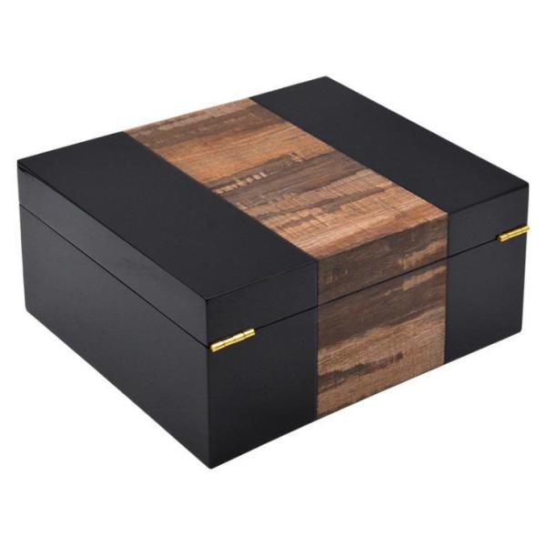Portable Personalized Cigar Box Handmade Cigar Humidor 50-200 Capacity Cigars With Logo