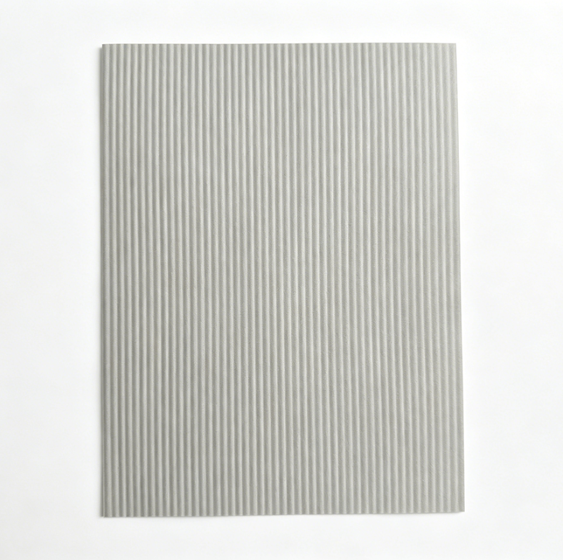Flame Retardant Wood Pulp Separator Paper 125g/m² Corrugated Filter Media for Air Filter Manufacturing