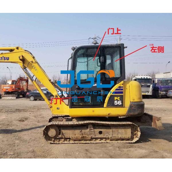 PC56-7 PC57 PC70-8 PC60-8 Accesorios para excavadora Vidrio del brazo derecho en la puerta izquierda Detrás del mecanismo de viento delantero