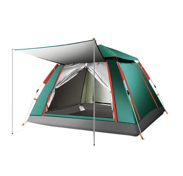 Outdoor 4 Person Camping Tent Easy Installation , Instant Set Up Family Camping Tent