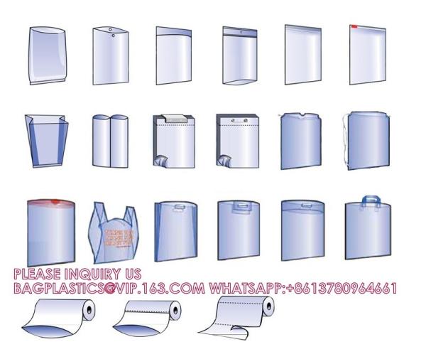 Handle Disposable Bags, Disposable Handle Bags, Sock Hanger Bags, Shopper, Handybags, Hard Handle Plastic Package