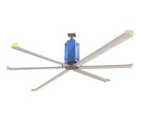 6 fãs de teto industriais da velocidade HVLS da lâmina 8ft 10ft VDF