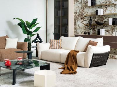 Italian minimalist color blocking modular sofa , apartment furniture