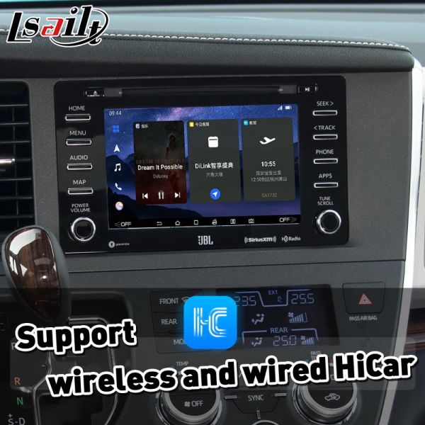 Lsailt Wireless Android Auto Carplay Interface for 2018-2020 Toyota Sienna