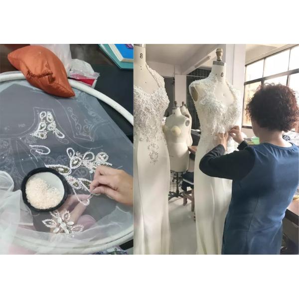 Luxury Dusty Pink Prom Party Dress / Backless V Neck Arabic Bridesmaid Dresses