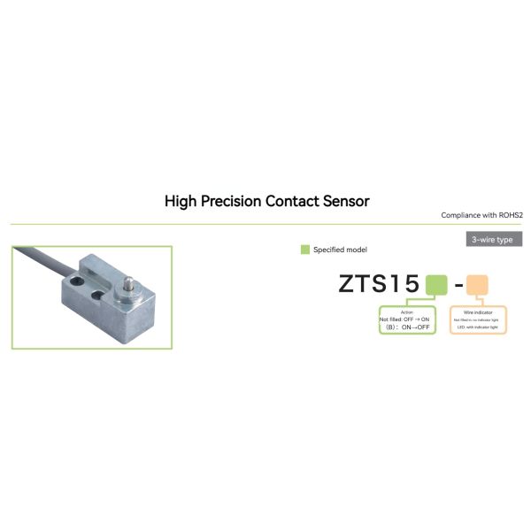 High Precision 0.002mm Transducer Sensor Without Contact Measuring CNC Machine Limit Switch Part ZTS15