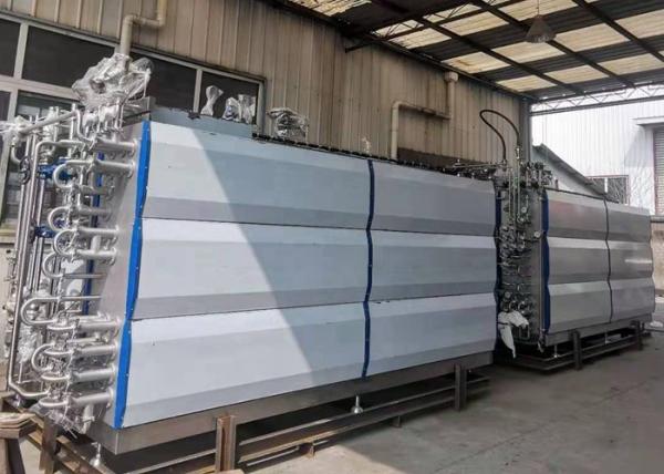 SUS316 Material Uht Milk Processing Plant With PLC Core