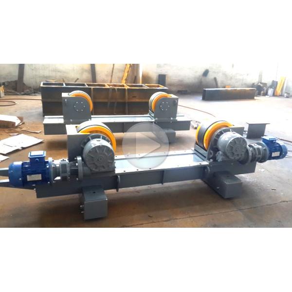 Крены небольшой трубы вращателя 380В заварки трубы 5000 кг поворачивая с управлением педали ноги