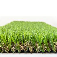 La double vague plate forment le petit pain artificiel synthétique d'herbe de gazon pour le jardin naturel