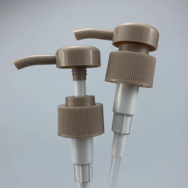 Brown Lotion Dispenser Pump PP 24MM Spray Bottle Pump