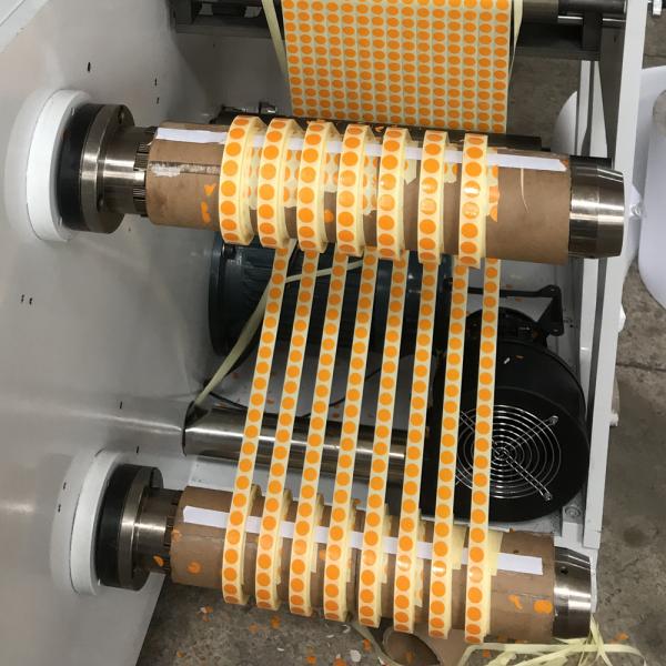 Label Rotary Die Cut Machine Turret Type 4.9kw Compact Structure