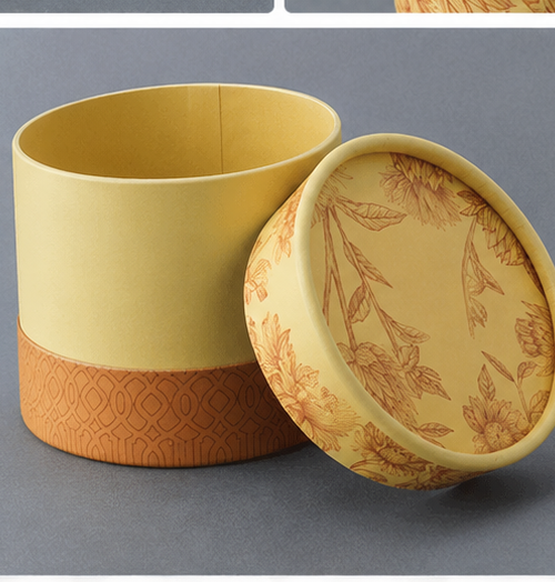 Eco-friendly Custom Biodegradable Kraft Paper Tube Box for Loose Tea