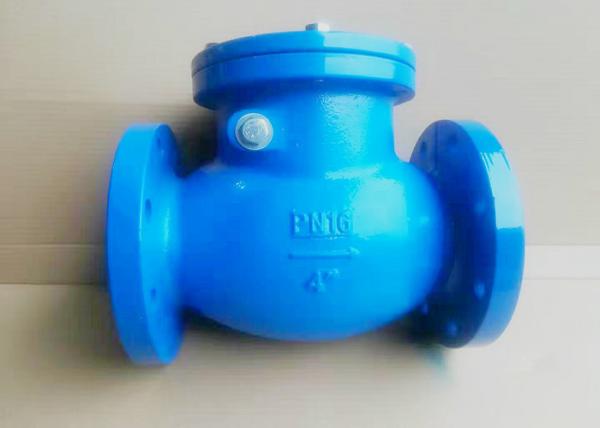 Electric Cast Iron Swing Check Valve 4 Inches With Bronze Disc Trim