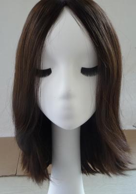 Des sangles réglables Pour cheveux humains Perruque pour femmes Perruques 130% Densité Noire