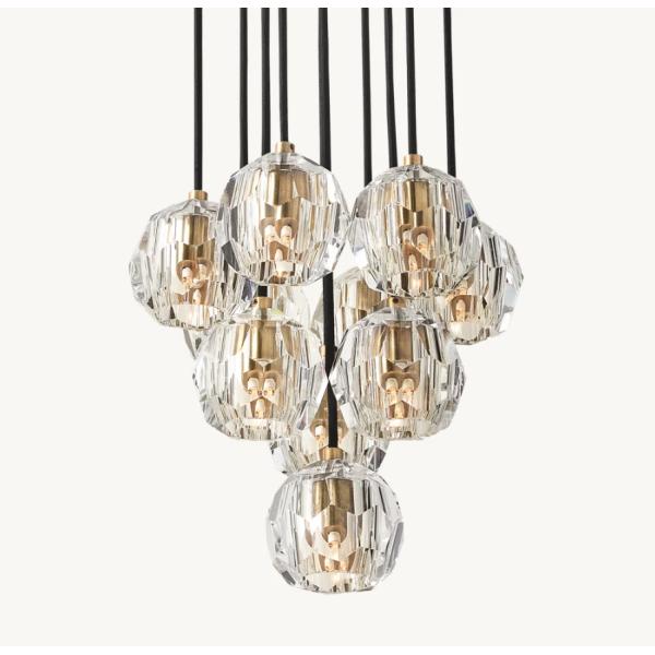 60 Вт фойе светильники высокий потолок обеденный стол люстра современный