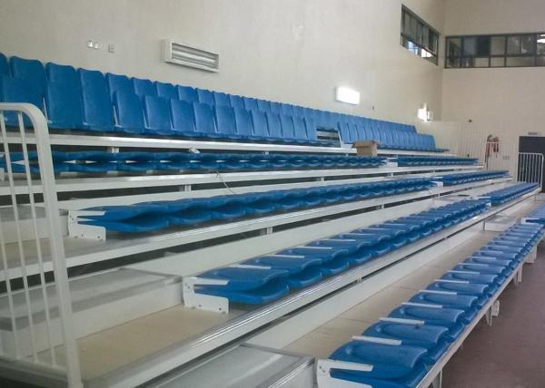 Exhibition Hall Retractable Bleacher Seating With Various Platform Types