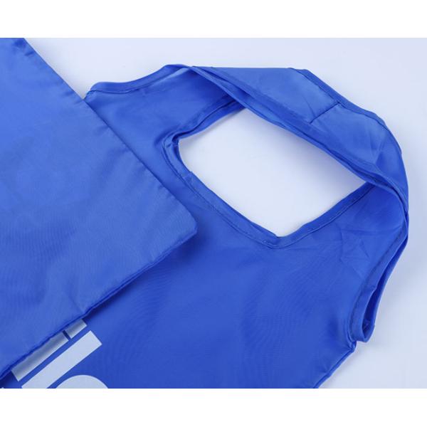 Promotional Foldable Shopping Bag Nylon Tote Collapsible Reusable Grocery Bags