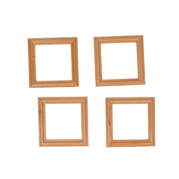 High Quality Double Solid Sided Natural Wooden Picture Photo frame for Home Decoration