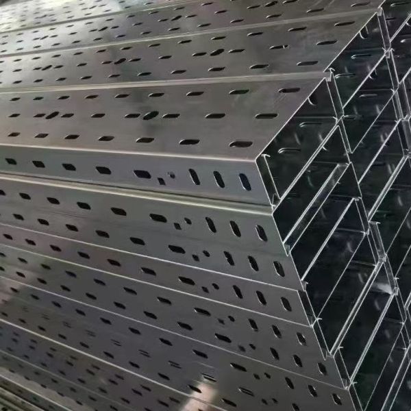 Height 100-150mm Perforated Cable Tray Punching Cable Tray
