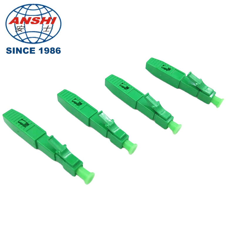 FTTH Fiber Optic LC APC Fast Connector Mechanical Splicer Metal V‑groove Single Mode Multimode OM3 OM4